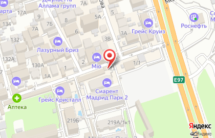 Магазин овощей и фруктов в Адлерском районе на карте
