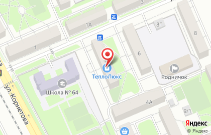 Киоск по продаже цветов на Московской улице на карте