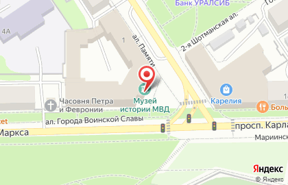 Управление экономической безопасности и противодействия коррупции МВД по Республике Карелия на карте