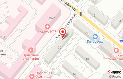 Ортопедический салон Ортопедия с комфортом на улице Сурена Шаумяна на карте
