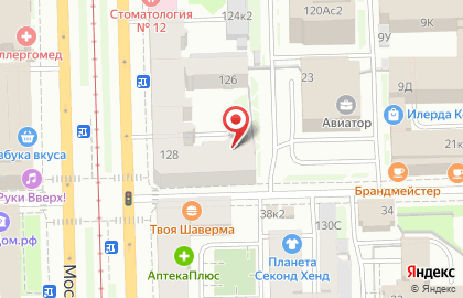 Питерпресса на Заставской улице на карте