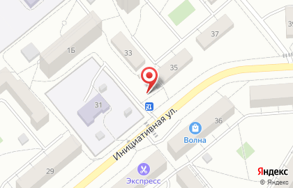 Торговая компания Пресса на Инициативной улице, 35 киоск на карте