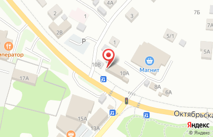 Автошкола Авангард на Октябрьской улице на карте