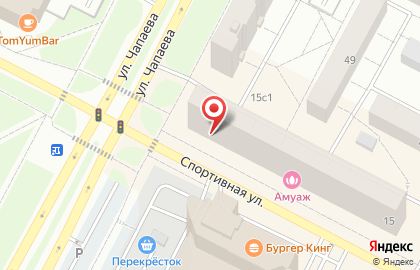 Ногтевая студия на Спортивной улице на карте