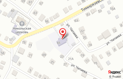 Детско-юношеский центр Среднеахтубинского района на Тимирязевской улице на карте