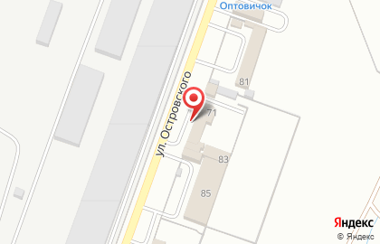 Мебельный салон Уют на улице Островского на карте