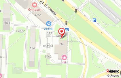 Центр Качественной Доступной Медицины на улице Лескова на карте