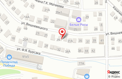 Магазин Вишенка в Новороссийске на карте