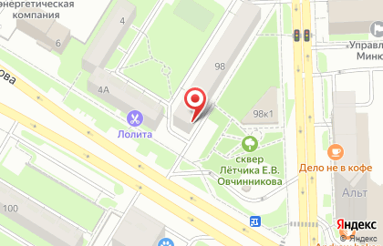 Магазин Монетка в Челябинске на карте