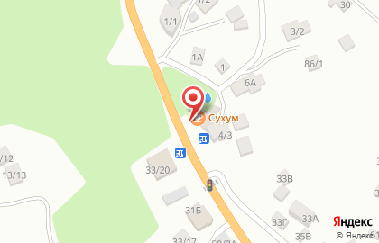 Продуктовый магазин в Сочи на карте