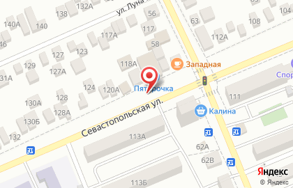 Магазин разливного пива Объединенные частные пивоварни на Севастопольской улице на карте
