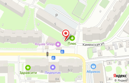Киоск по продаже фруктов и овощей в Томске на карте