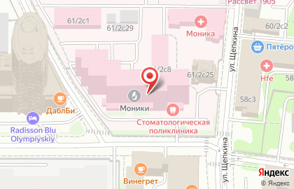 Московская областная стоматологическая поликлиника на карте