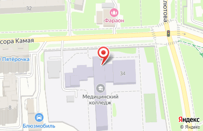 Казанский медицинский колледж на карте