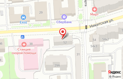 Строительная компания СтройМастер на Никитской улице на карте