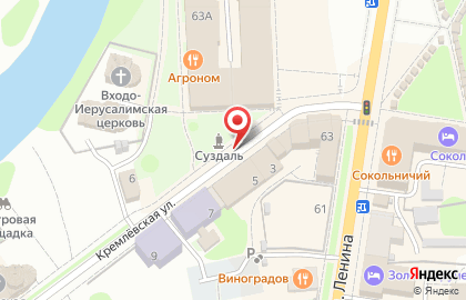 Погребок в Суздале на карте