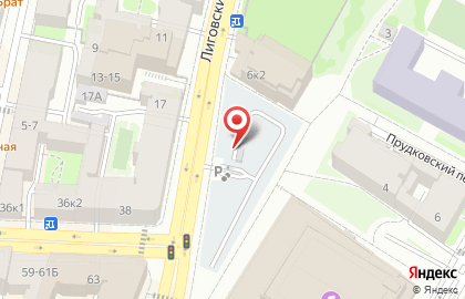 Парковка Санкт-Петербурга в Центральном районе на карте