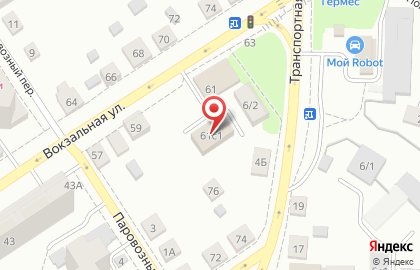 АВАНТ, ООО Межрегиональный центр экспертизы и права на Вокзальной улице на карте
