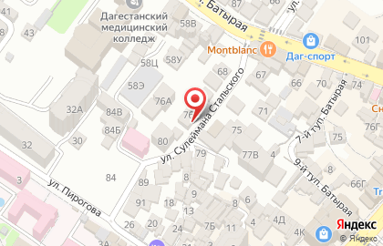 Гастроном в Махачкале на карте