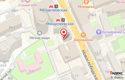 ООО Оксет на Новослободской улице на карте