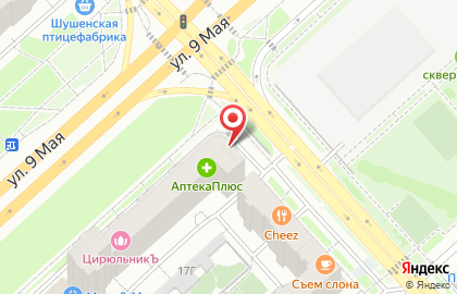 Стоматологическая клиника в Красноярске на карте