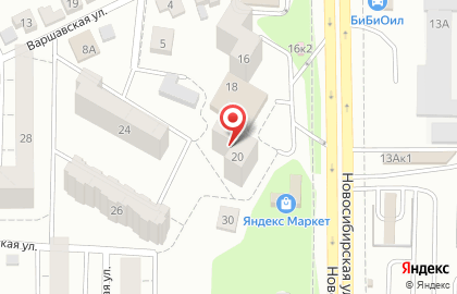 Учебный центр Клеопатра на Новосибирской улице на карте
