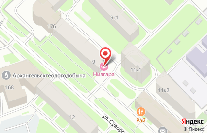 Сауна Ниагара на карте