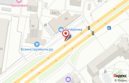 Автостоянка в Тольятти на карте