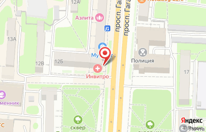 Музыкальный салон МузТорг на проспекте Гагарина на карте