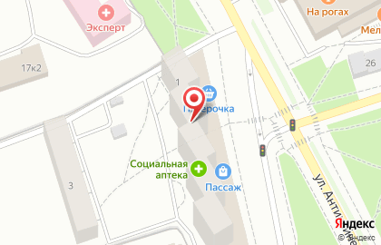 Сеть киосков и магазинов свежей выпечки Колос на Первомайском проспекте на карте