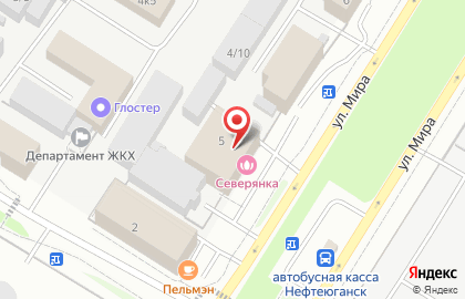 Сауна Северянка на карте