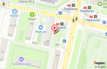 Циклевка паркета на Краснодарской улице на карте
