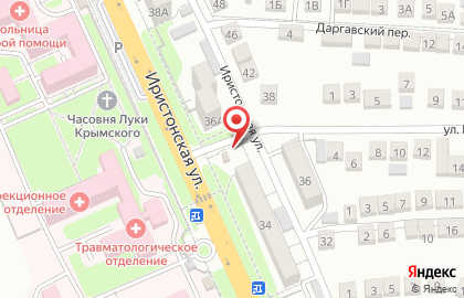 Продуктовый магазин Сказка на Иристонской улице на карте