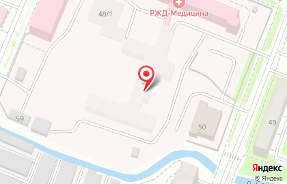 Отделенческая больница, ОАО РЖД на улице Челюскинцев на карте