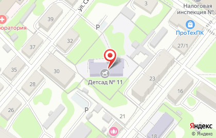 Детский сад Теремок №11 на карте