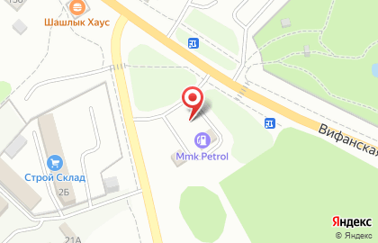 MMK petrol на Вифанской улице на карте