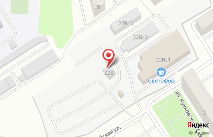 Автостоянка в Петрозаводске на карте