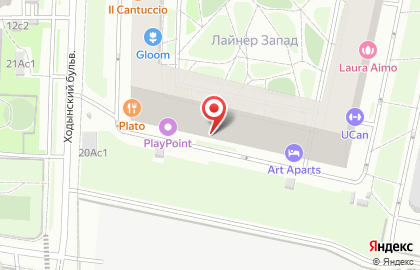 Мебельный шоурум SK Design на Ходынском бульваре на карте