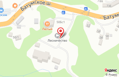 Дагомысское лесничество на карте