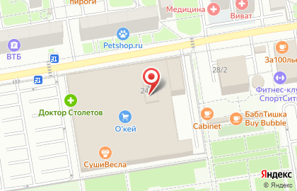 Банкомат Райффайзенбанк на бульваре Комарова на карте