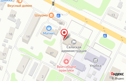 Богданихская сельская библиотека на карте