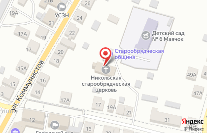 Никольский храм Русской Православной Старообрядческой Церкви на улице Владимирского на карте