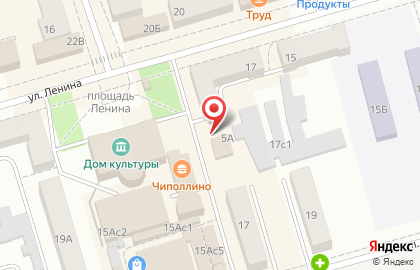 Продуктовый магазин Любимый на улице Чехова на карте