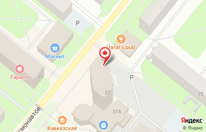 Универсам Пятёрочка на улице Дзержинского на карте