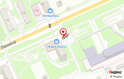 Браво на улице Ленина на карте