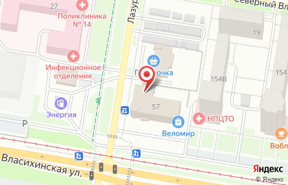 Торгово-строительная компания 100 кубов в Индустриальном районе на карте