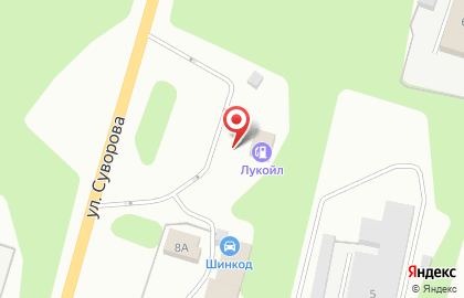 АЗС Лукойл №52 на карте