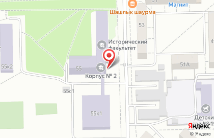 Омский государственный университет им. Ф.М. Достоевского в Омске на карте