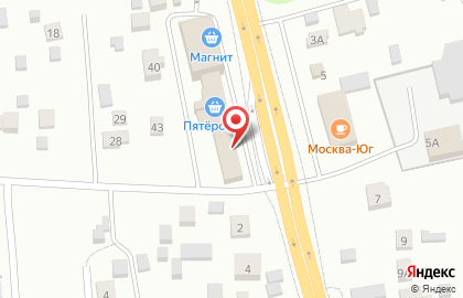Супермаркет Пятёрочка в Москве на карте