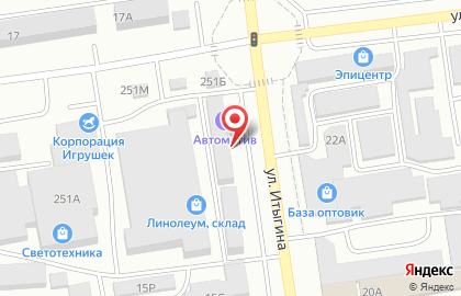 Аккумуляторный центр Автомотив на улице Кирова на карте